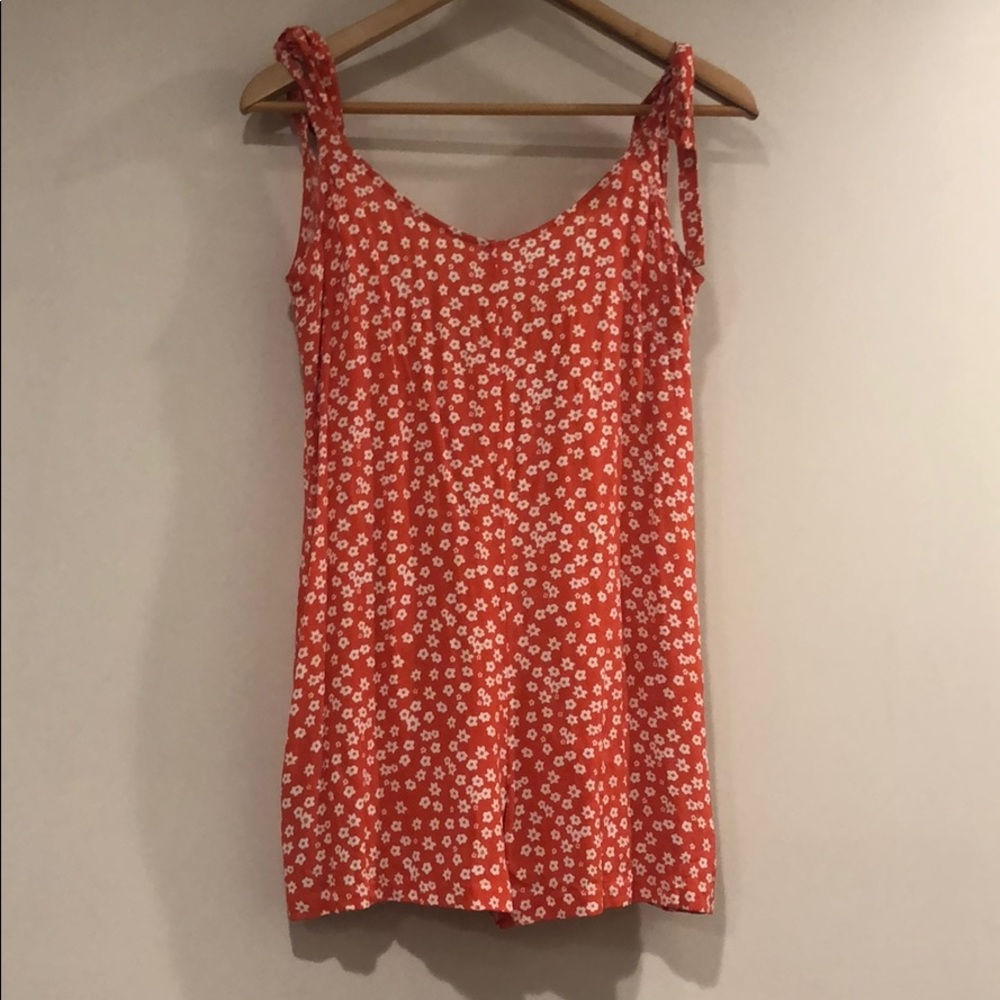 Floral print romper